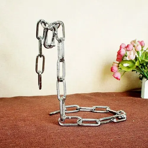 Wine Racks Magic Chain Wine Bottlestand Suspension Bottle Holder Metal Single Hanging Portable Handmade Plating Self Rack 4