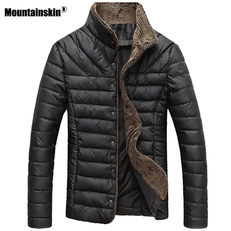 Mountainskin 2018 Autumn Winter Men Warm Jacket Casual Parkas Men's Coat Single Breasted Outerwear Mens Brand Clothing 5Xl Sa415 1