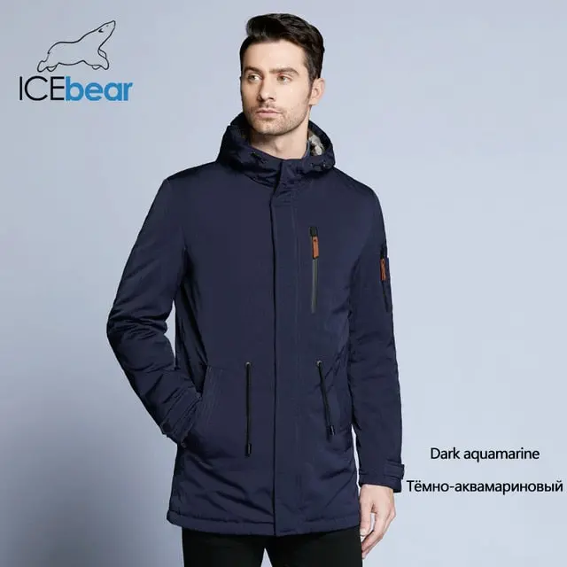 Icebear Men's Adjustable Waist Trench Coat Featuring a Detachable Hat – Stylish, Medium-Length Casual Outerwear for Autumn 2018 - Image 4