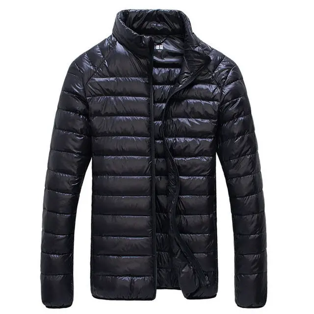 2018 New Men Winter Jacket Ultra Light 90% White Duck Down Jackets Casual Portable Winter Coat For Men Plus Size Down Parkas 4
