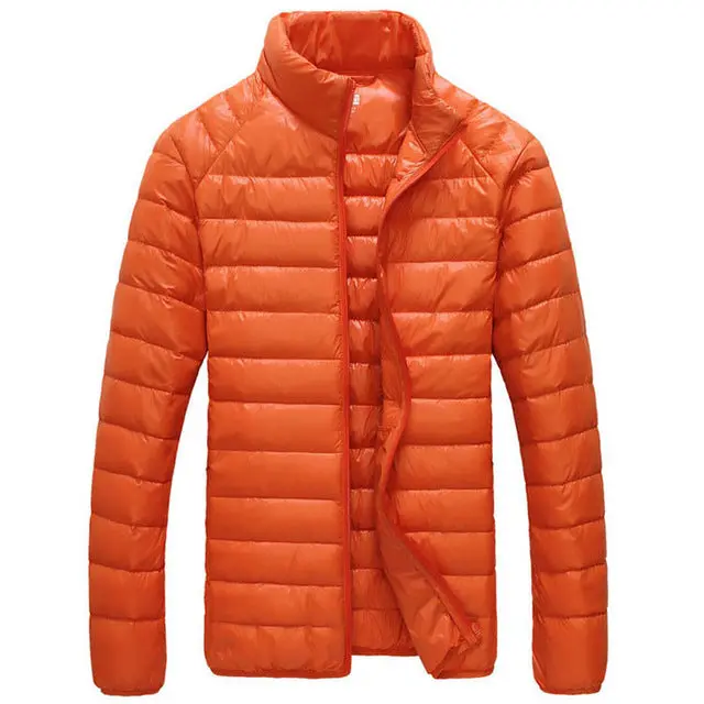 Men's Ultra-Light 90% White Duck Down Winter Jacket – Warm, Packable Casual Parka for Cold Weather - Image 5