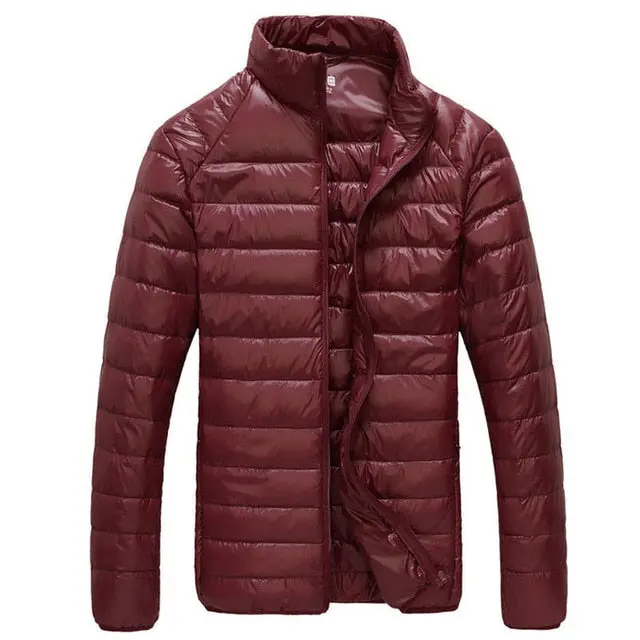 Men's Ultra-Light 90% White Duck Down Winter Jacket – Warm, Packable Casual Parka for Cold Weather - Image 6