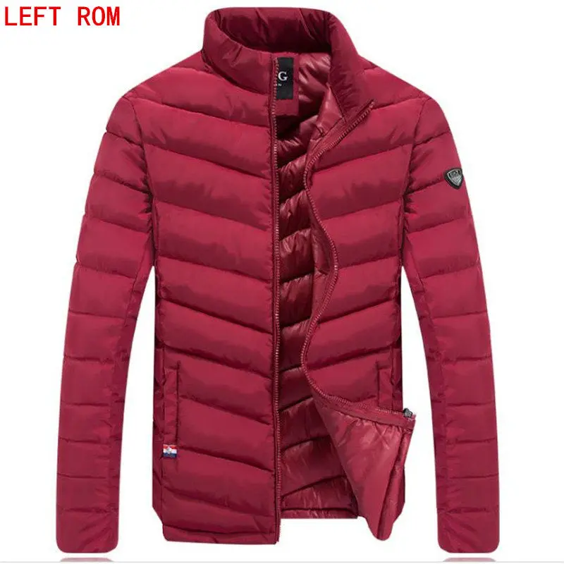 Men's Down Jacket New Winter Parkas Down Coat Men Duck Down Jacket Coats Men Fashi Onable Stand Thin Warm White Duck Down Jacket 1