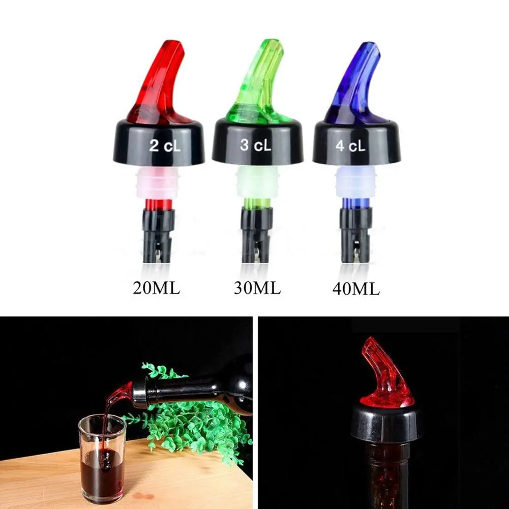 20/30/40Ml Measure Flow Pourer Liquor Spirit Nip Wine Cocktail Dispenser Tool 1