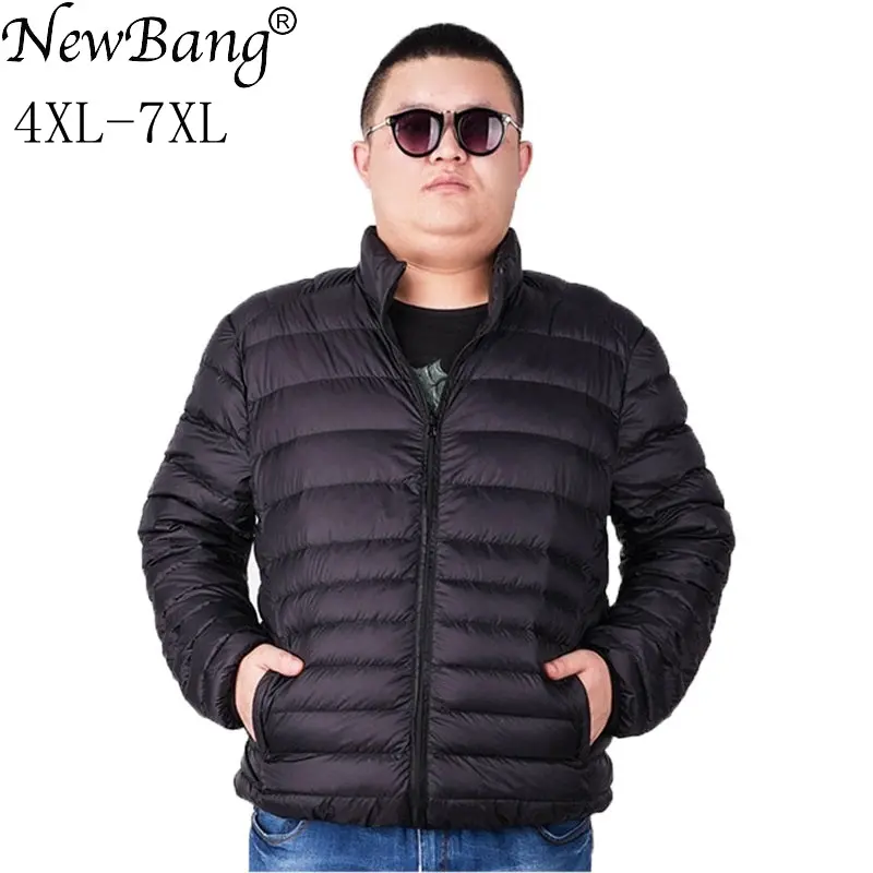 Newbang Brand Plus 7Xl Ultra Light Down Jacket Men Lightweight Men's Down Coat Male Warm Portable Windbreaker Feather Parka 1