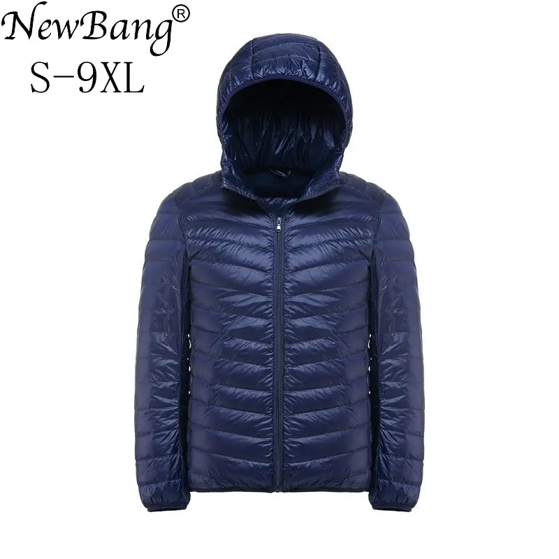 Newbang Brand Plus 9Xl 8Xl 7Xl Down Coat Male Ultra Light Down Jacket Men Windbreaker Feather Portable Lightweigt Winter Parka 1