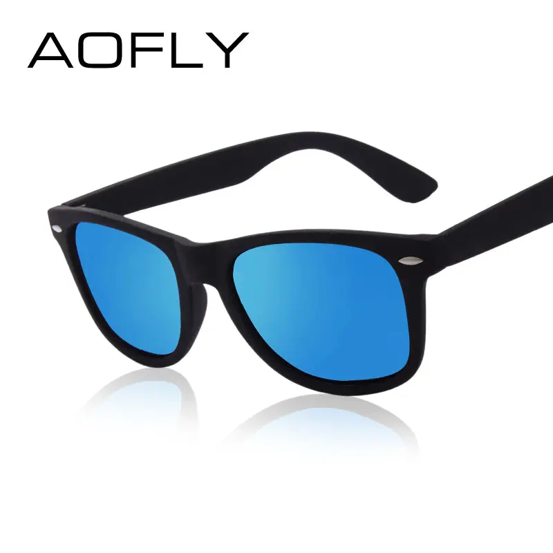 Aofly Fashion Sunglasses Men Polarized Sunglasses Men Driving Mirrors Coating Points Black Frame Eyewear Male Sun Glasses Uv400 1