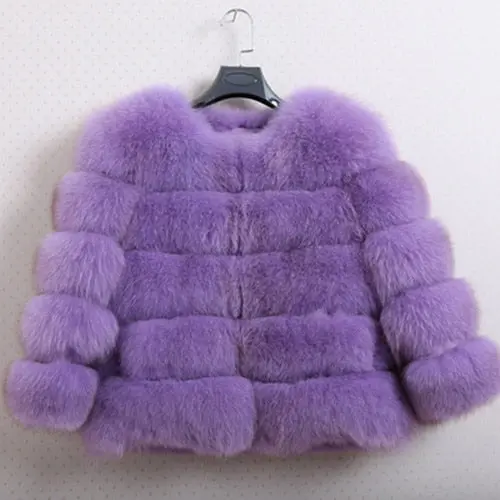 Fursarcar Real Fur Coat For Women Winter Natural Fur Jacket Fashion Short Silm Outwear Luxury Natural Real Fur Coat Real Fur 13