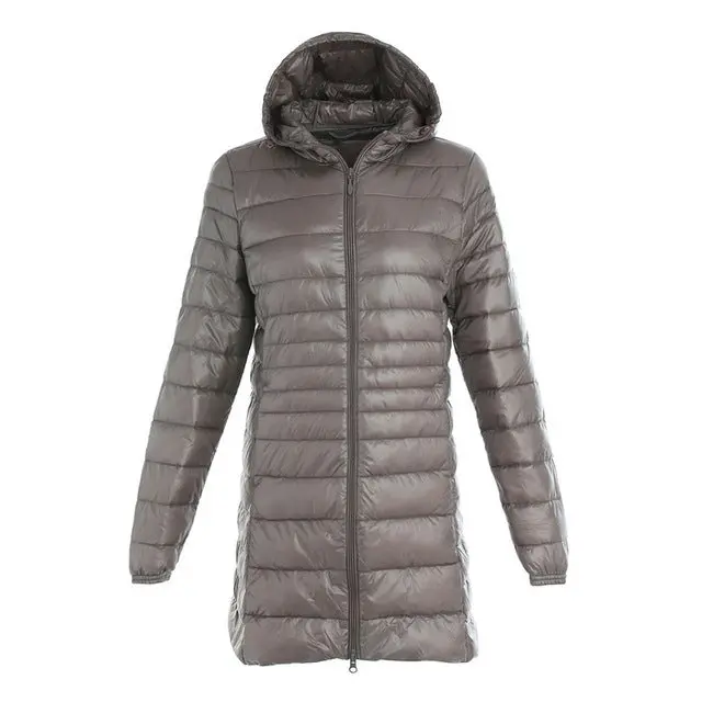 Lasperal Women's Lightweight Winter Down Jacket with Hood – 90% Duck Down, Slim-Fit Warm Parka - Image 6