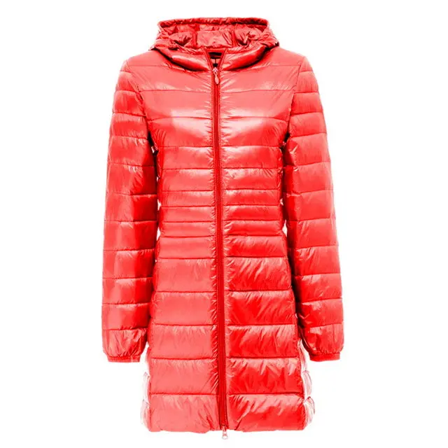 Lasperal Women's Lightweight Winter Down Jacket with Hood – 90% Duck Down, Slim-Fit Warm Parka - Image 7