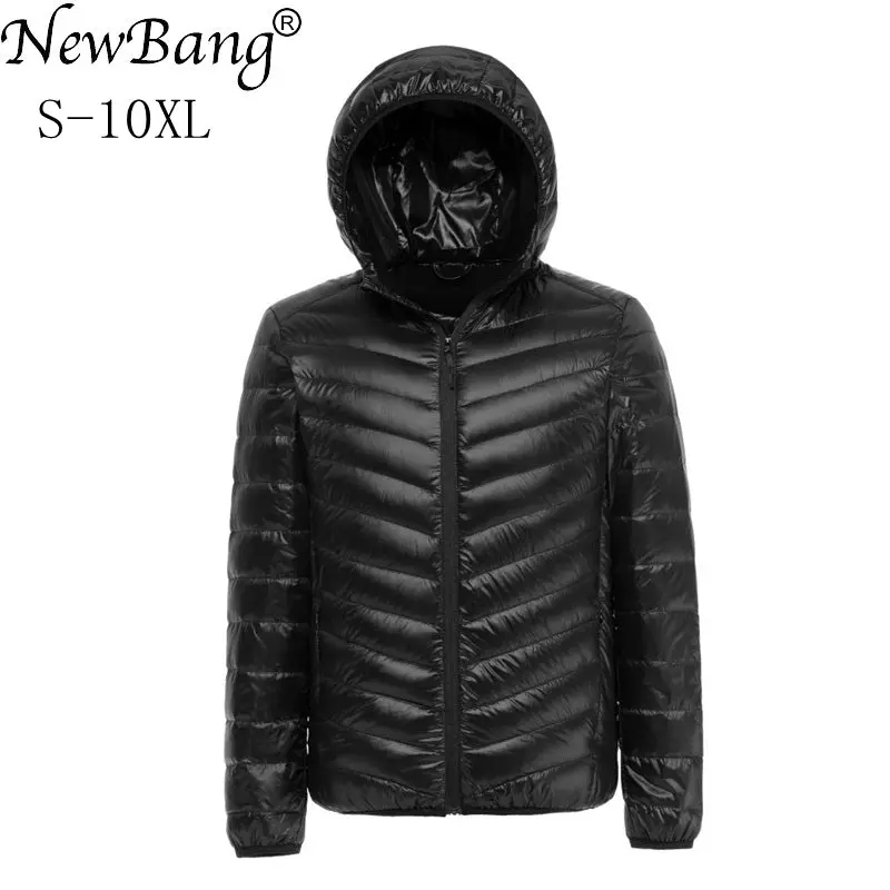 Newbang Brand 7Xl 8Xl 9Xl 10Xl Duck Down Jacket Men Autumn Winter Jacket Men Hooded Waterproof Down Jackets Male Warm Down Coat 1