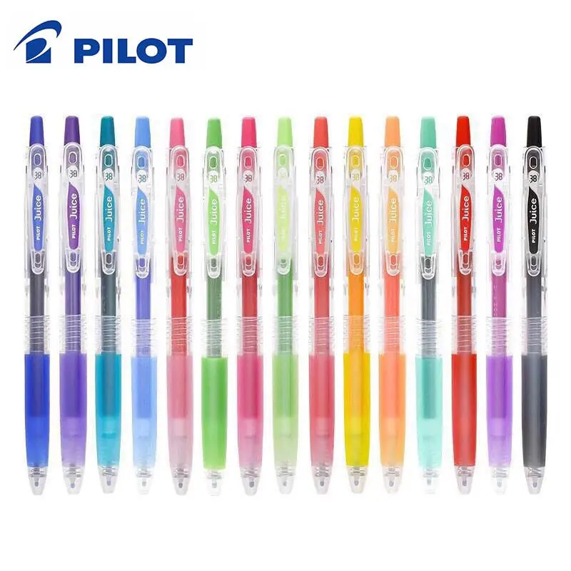 Pilot Juice 3Pcs Colored Gel Pens School Stationery Supplies Gel Pens For Students Writing Pen 0.38Mm Nib Ballpoint Pen Lju-10Uf 1