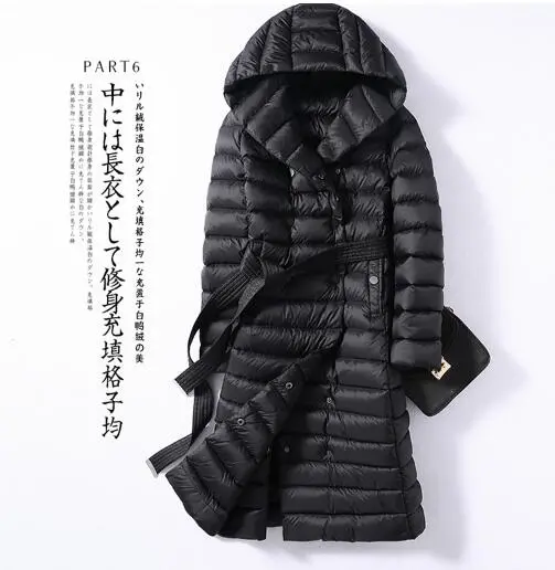 Sedutmo 2018 Winter Plus Size 3Xl Long Womens Down Jackets Ultra Light Duck Down Coat Hoodie Autumn Puffer Jacket Ed226 3
