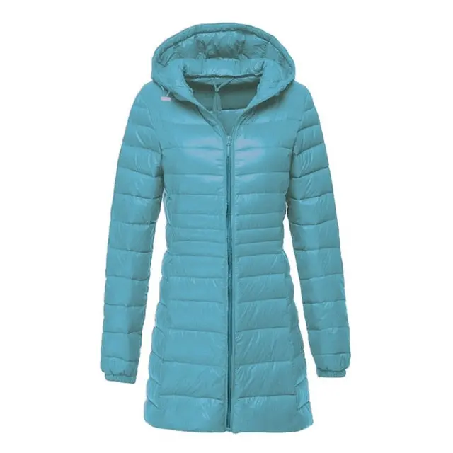 Newbang Brand Plus 8Xl 7Xl Ladies Coats Long Winter Down Jacket Ultra Light Down Jacket Women Hooded Female Warm Coat Outerwear 9