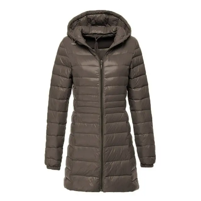Newbang Brand Plus 8Xl 7Xl Ladies Coats Long Winter Down Jacket Ultra Light Down Jacket Women Hooded Female Warm Coat Outerwear 6