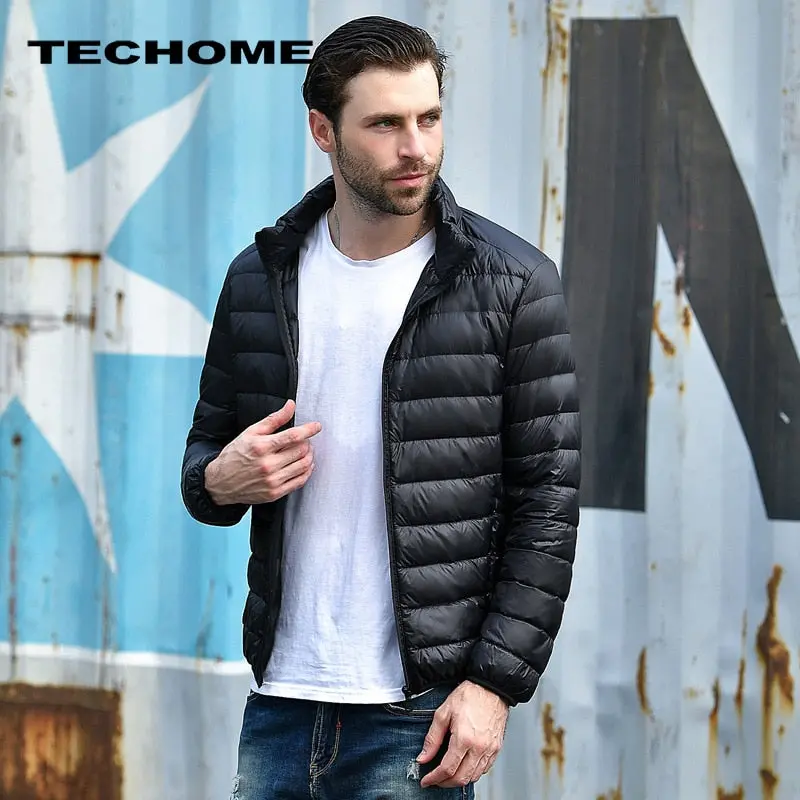 2017 New Men Winter Jacket Men Ultra Light White Duck Down Jackets Casual Portable Winter Coat For Men Plus Size Down Parkas 1