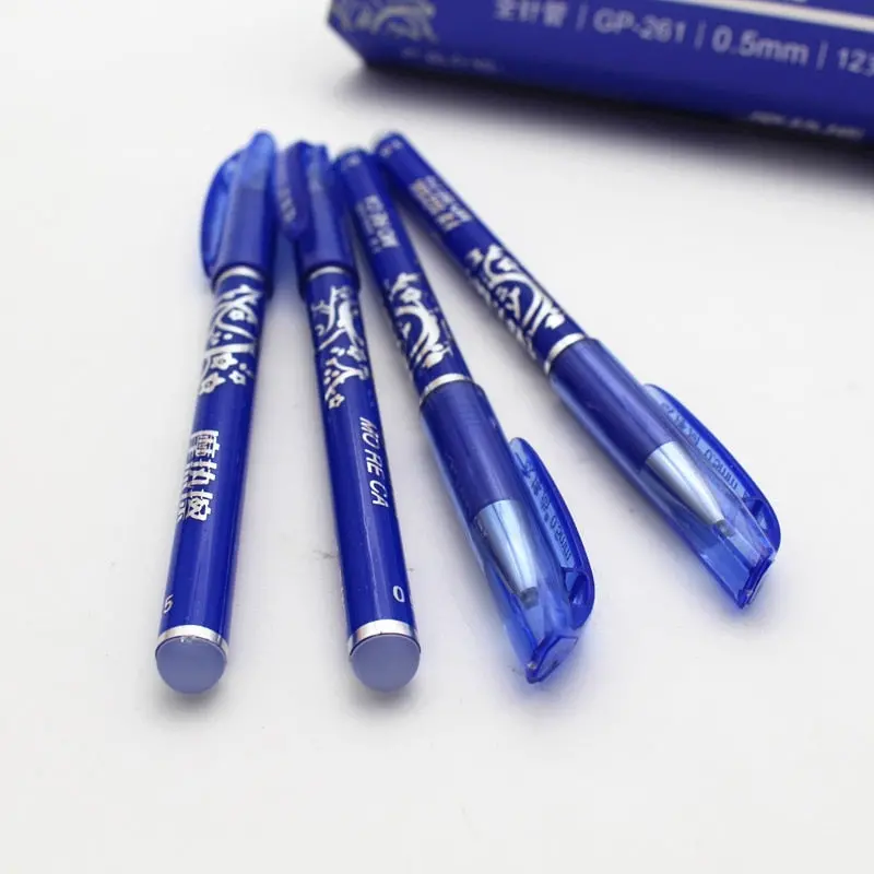 2 Colors 0.5Mm Business Kawaii Erasable Pilot Pen Gel Ink Pen School Office Writing Drawing Supplies Student Stationery Muji Pen 1