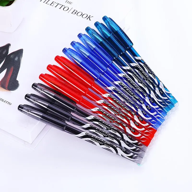 4 Colors 0.5Mm Business Kawaii Erasable Pilot Pen Magic Gel Ink Pen School Office Writing Supplies Student Stationery Muji Pen 1