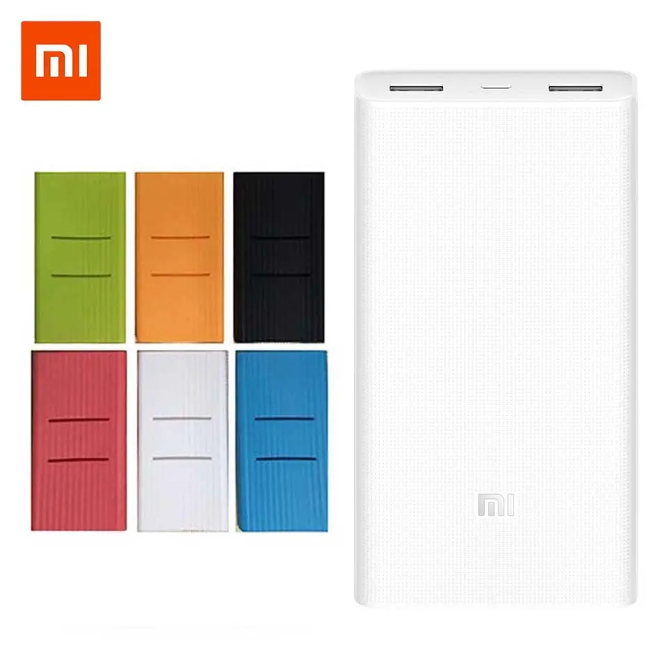 Original Xiaomi Power Bank 20000Mah 2C External Battery Portable Charging Dual Usb Qc3.0Mi 20000 Mah Powerbank Charger For Phone 1