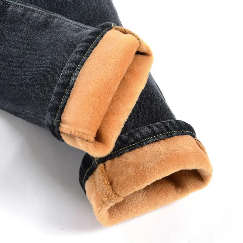 Plus Velvet Thicker Women Jeans Warm High Waist Trousers Cowboy Pants Stretch Denim Jeans Pants Winter Pencil Jeans C1495 1