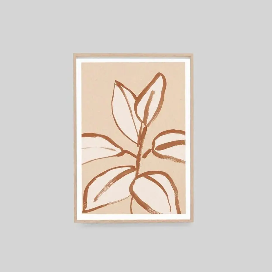 Rubber Tree Sketch Peach 2 113X158 1