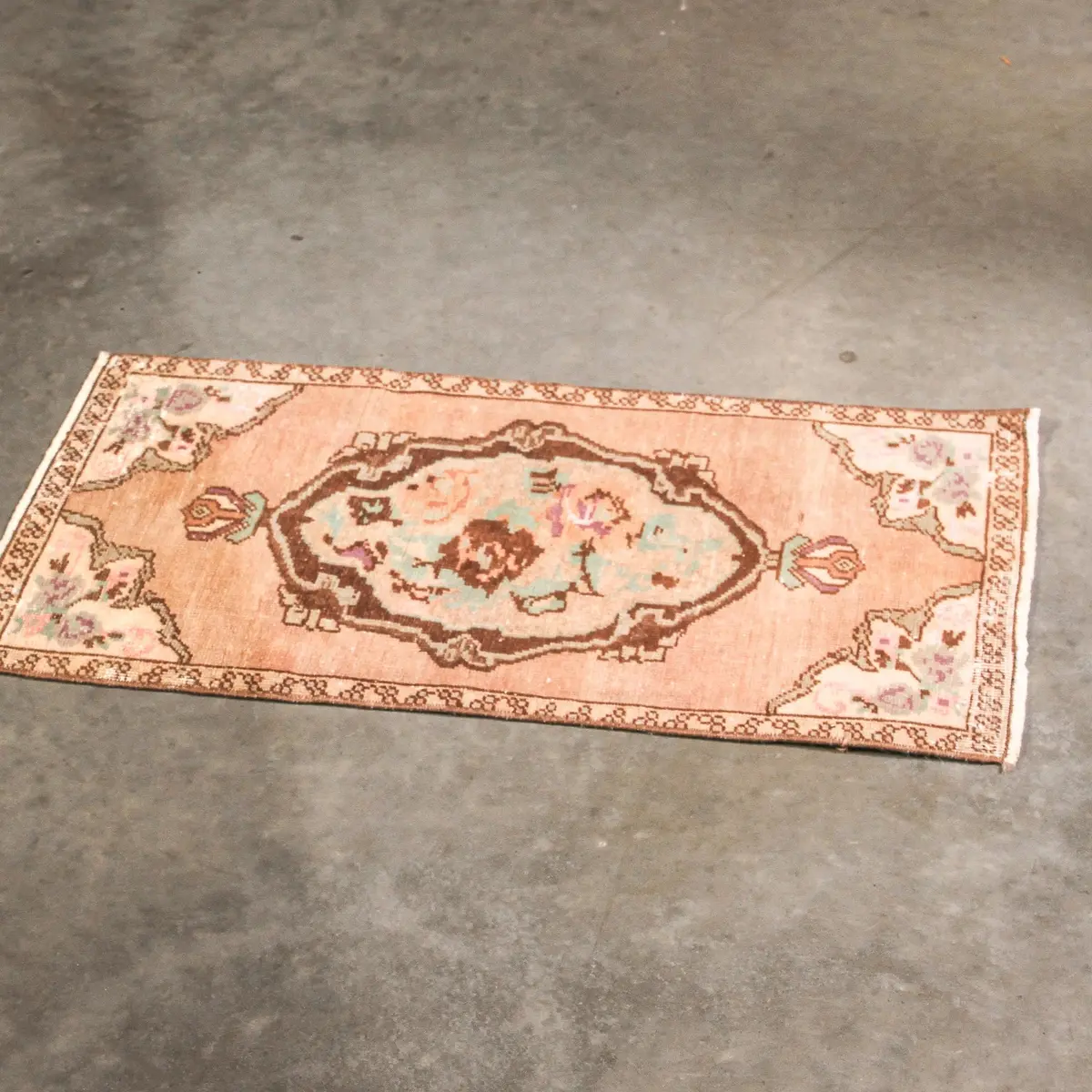Ruzgar Vintage Anatolian Accent Rug 2