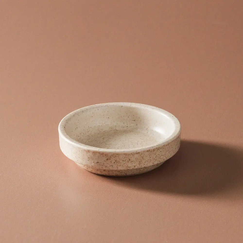 Sauce Dish 9X2.5Cm Platform Sand 1