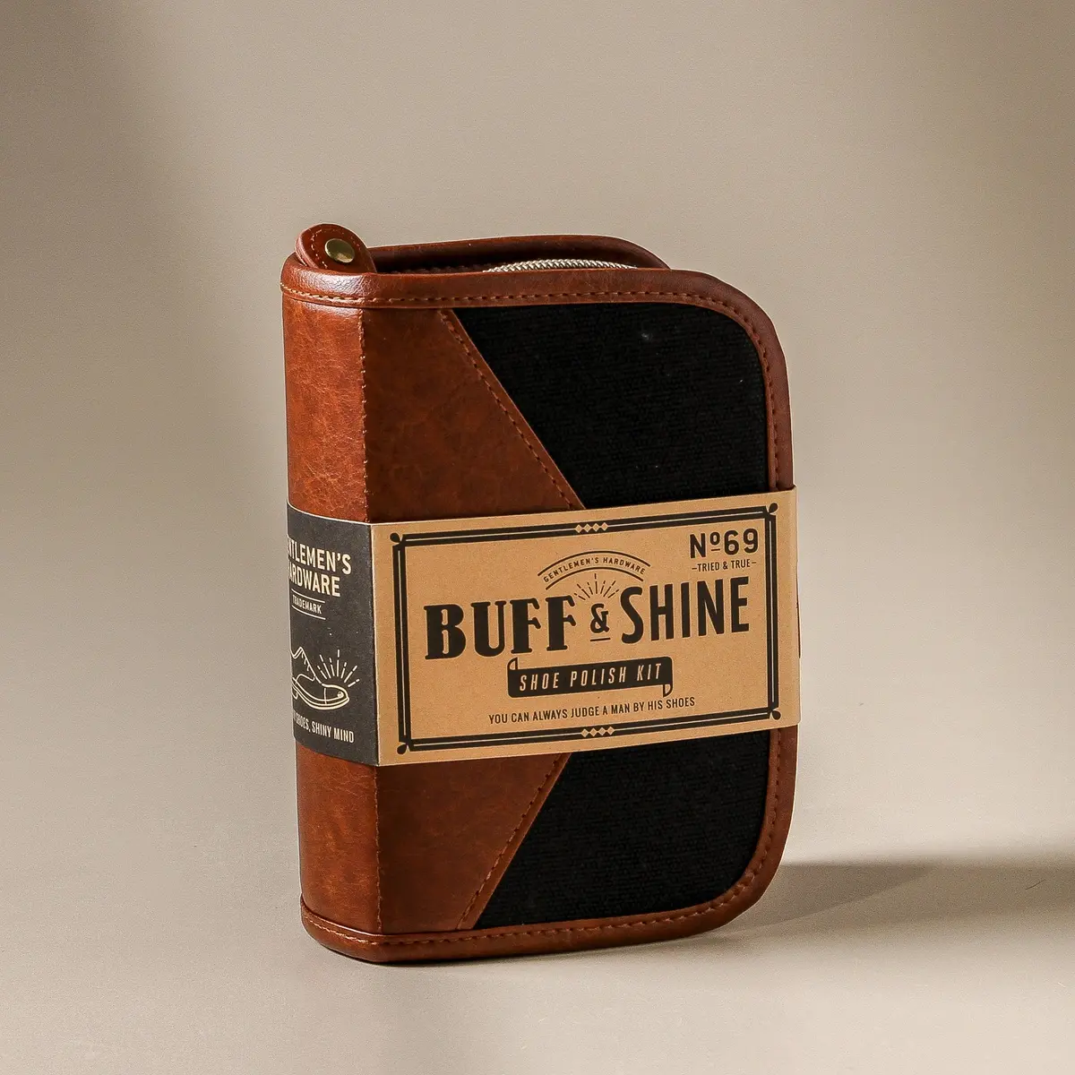Shoe Shine Kit Charcoal 1