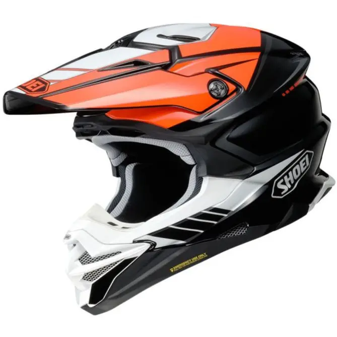 Shoei Vfx-Wr 06 Jammer Helmet Tc-8 Black Orange 1
