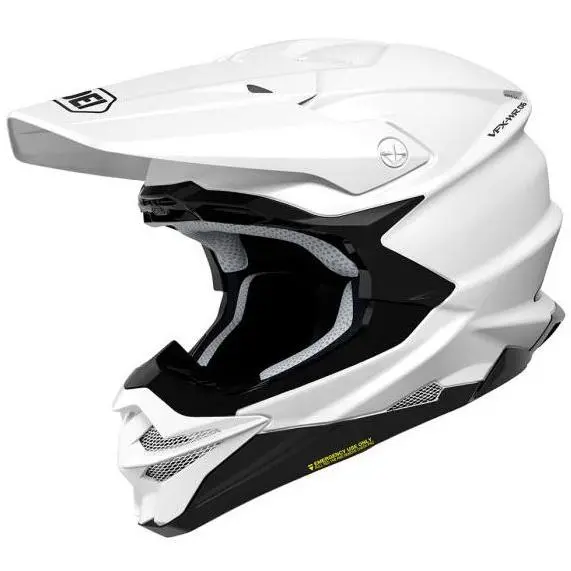 Shoei Vfx-Wr 06 Helmet Plain White 1