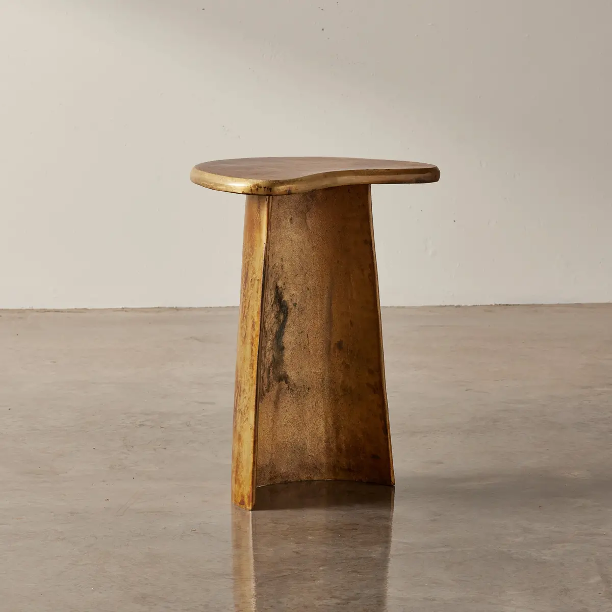 Sienna Nesting Table Vintage Brass 1