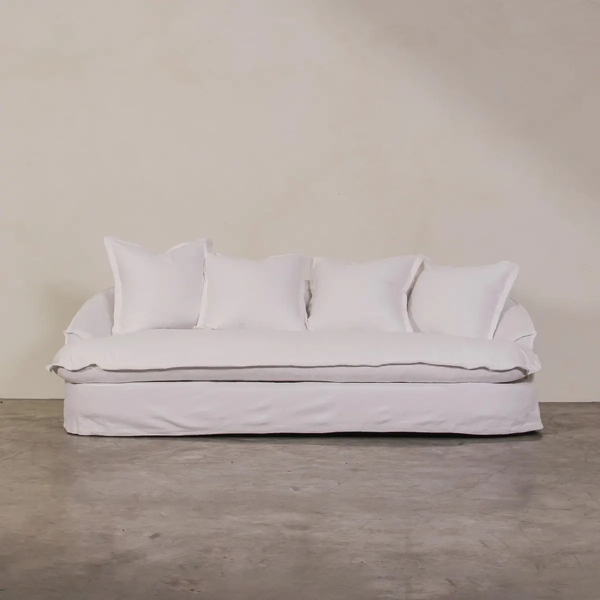 Solace 3 Seater Sofa - White 1