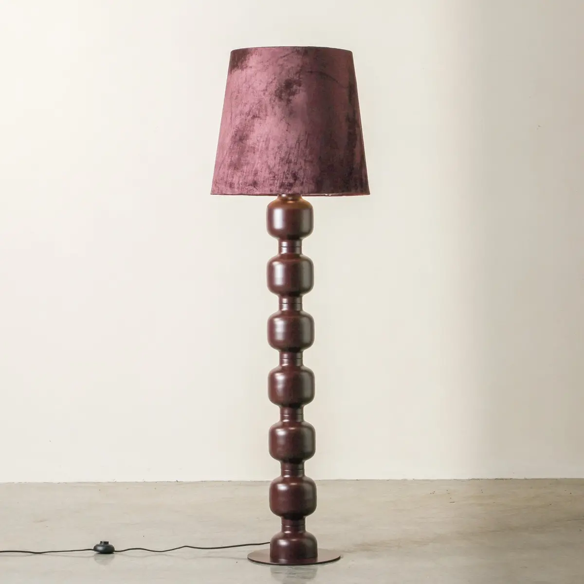 Spool Floor Lamp Plum 1