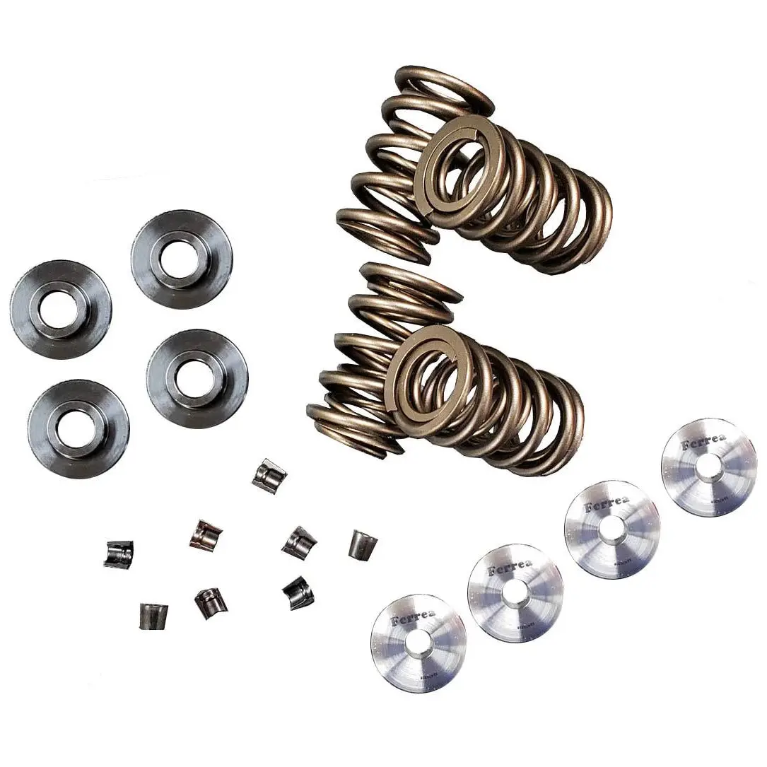 Ferrea Premium Race Dual N/A Spring & Retainer Combo: 100Lbs 1
