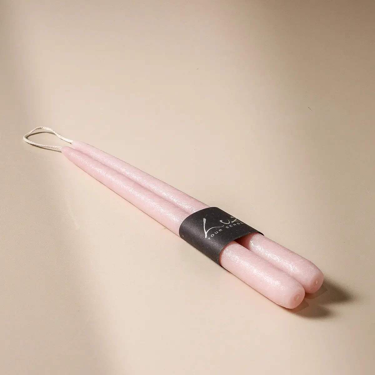Taper Candle Pair - Suede Rose 30X2.2Cm 1
