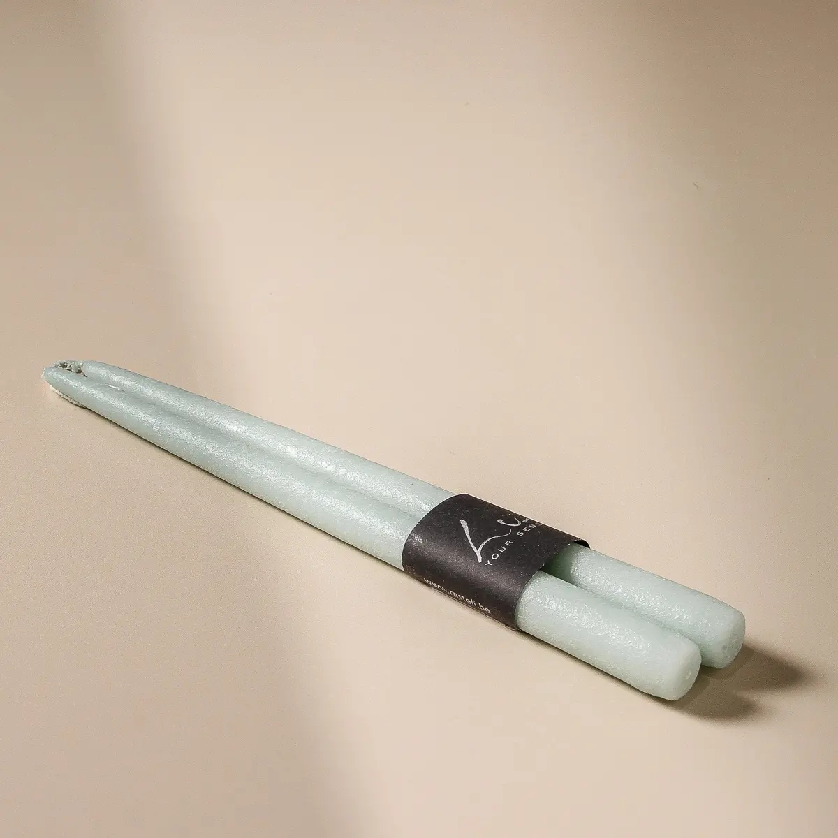 Taper Candle Pair - Suede Sage 30X2.2Cm 1