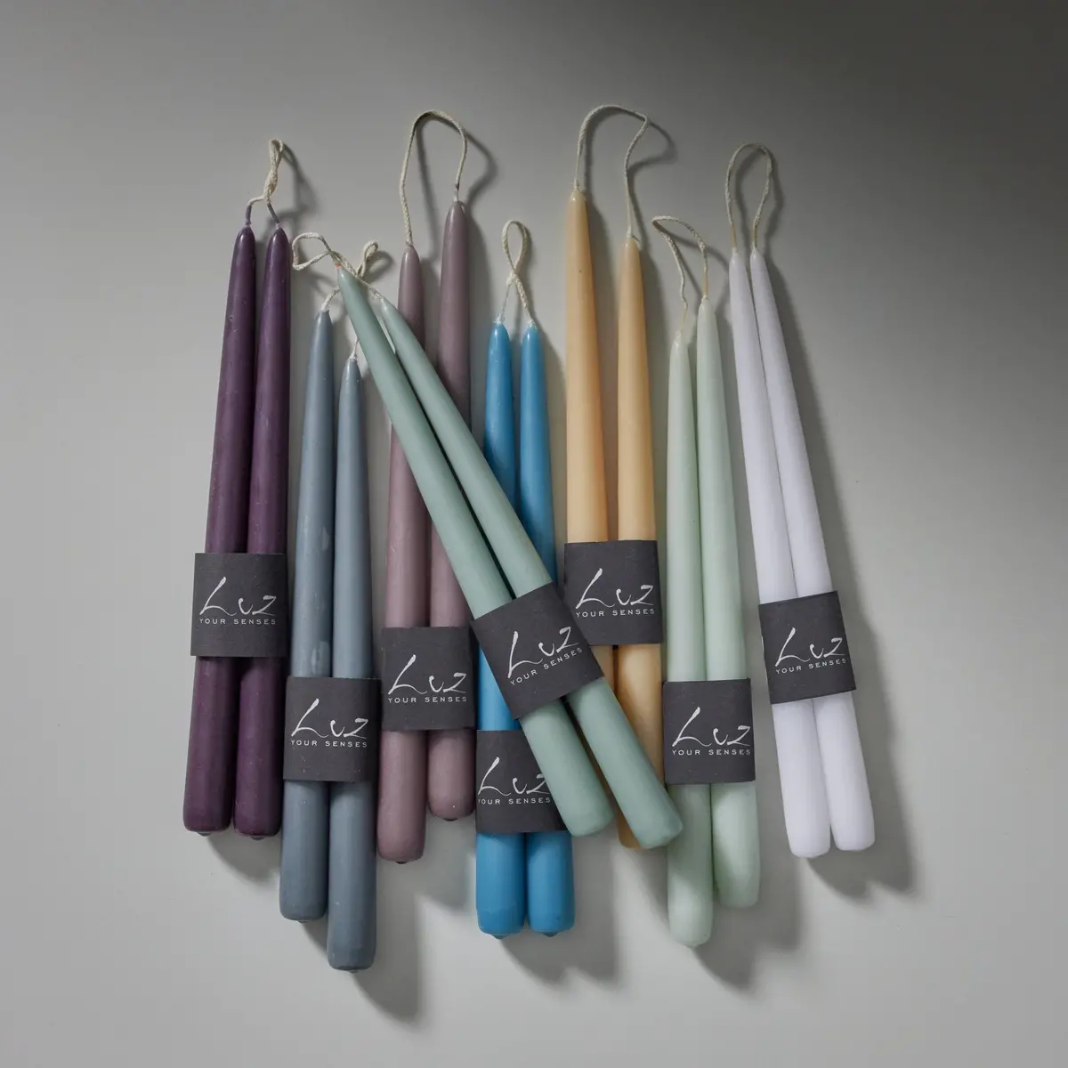 Taper Candle Pair White 1
