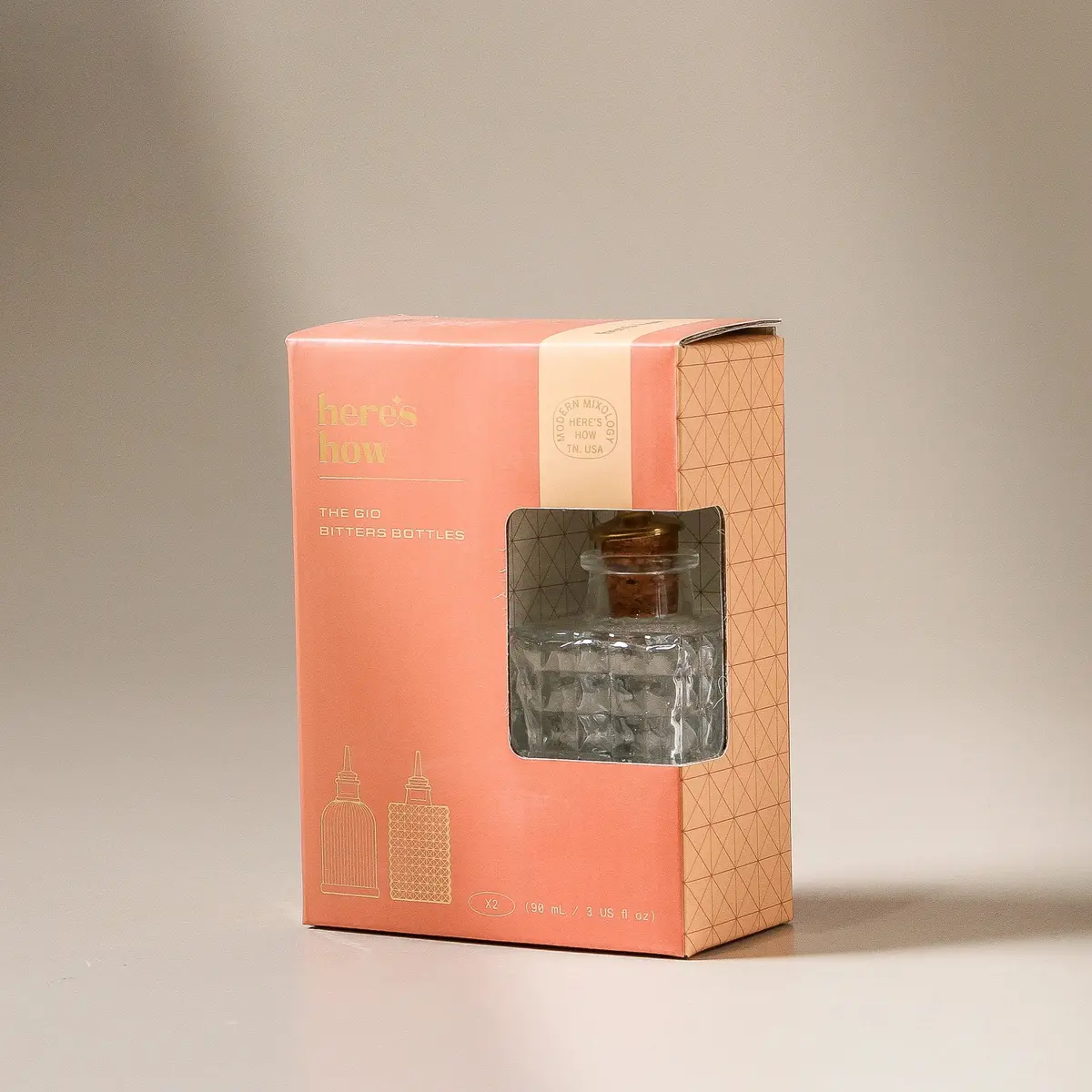 The Gio Bitters Bottles - Set Of 2 1