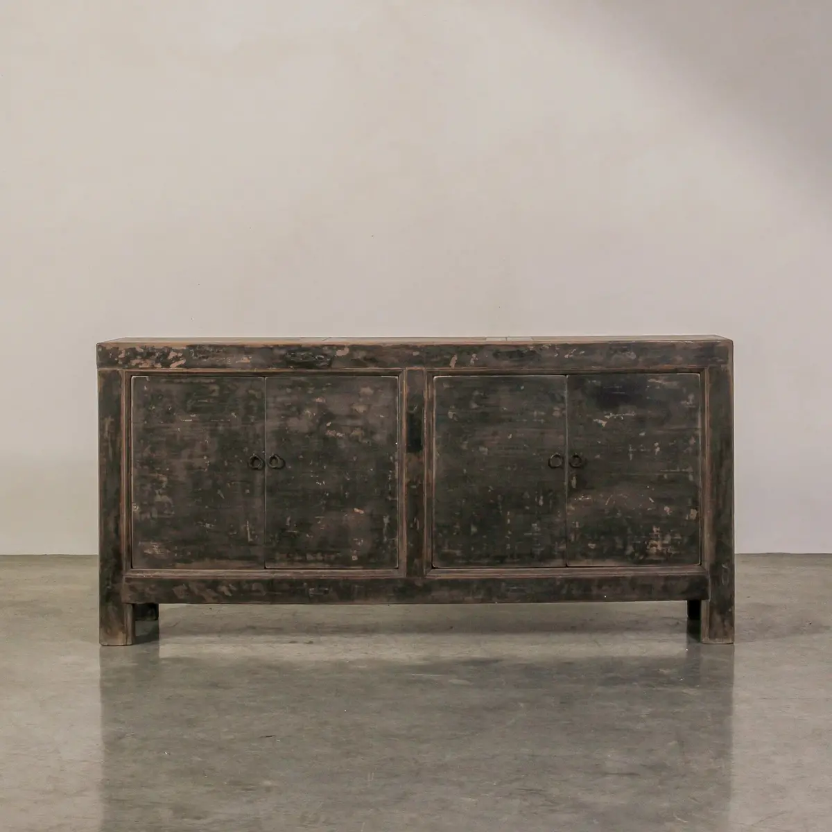 Vintage Chinese 4 Door Sideboard 1