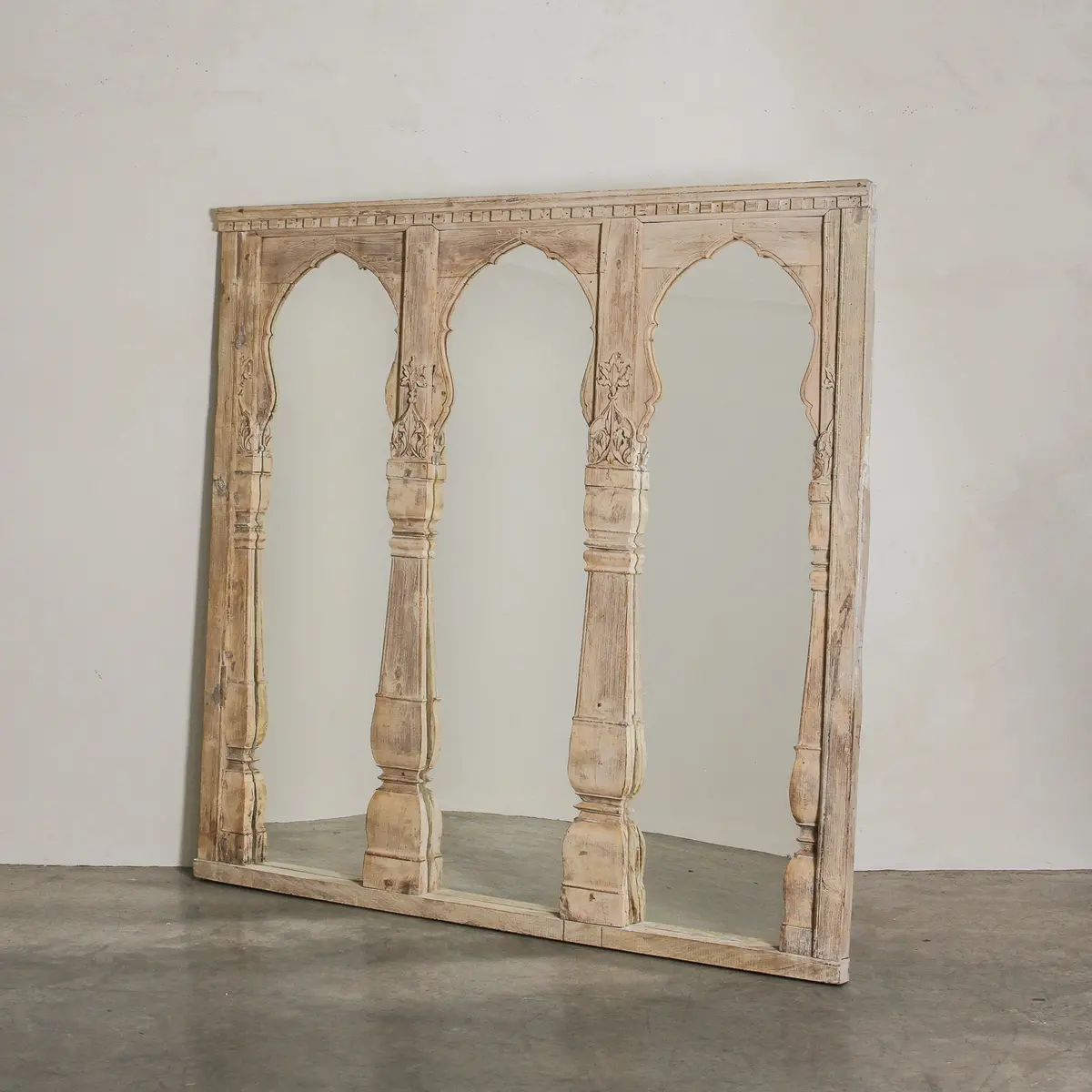 Vintage Indian Arched Mirror 1