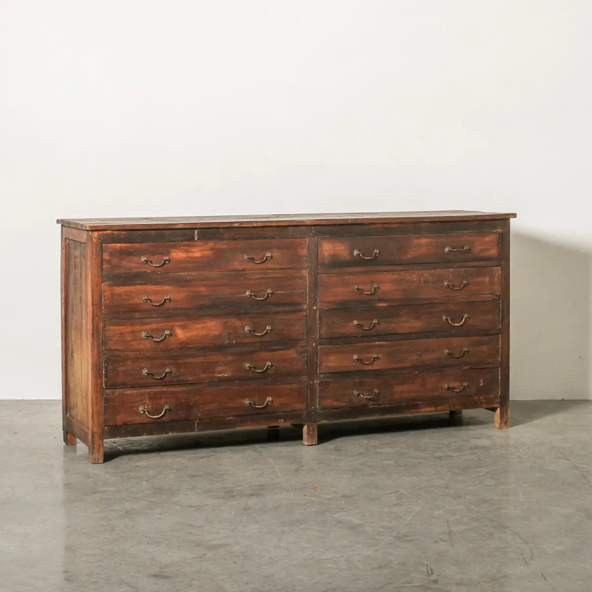 Vintage Indian Double Chest Of Drawers 1