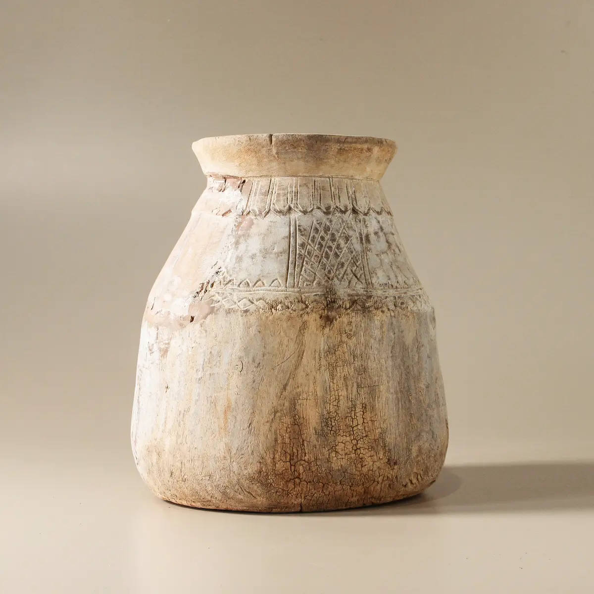 Vintage Indian Old Kitchen Pot 1