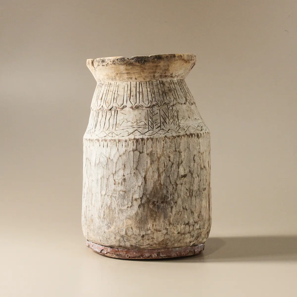 Vintage Indian Old Kitchen Pot 1