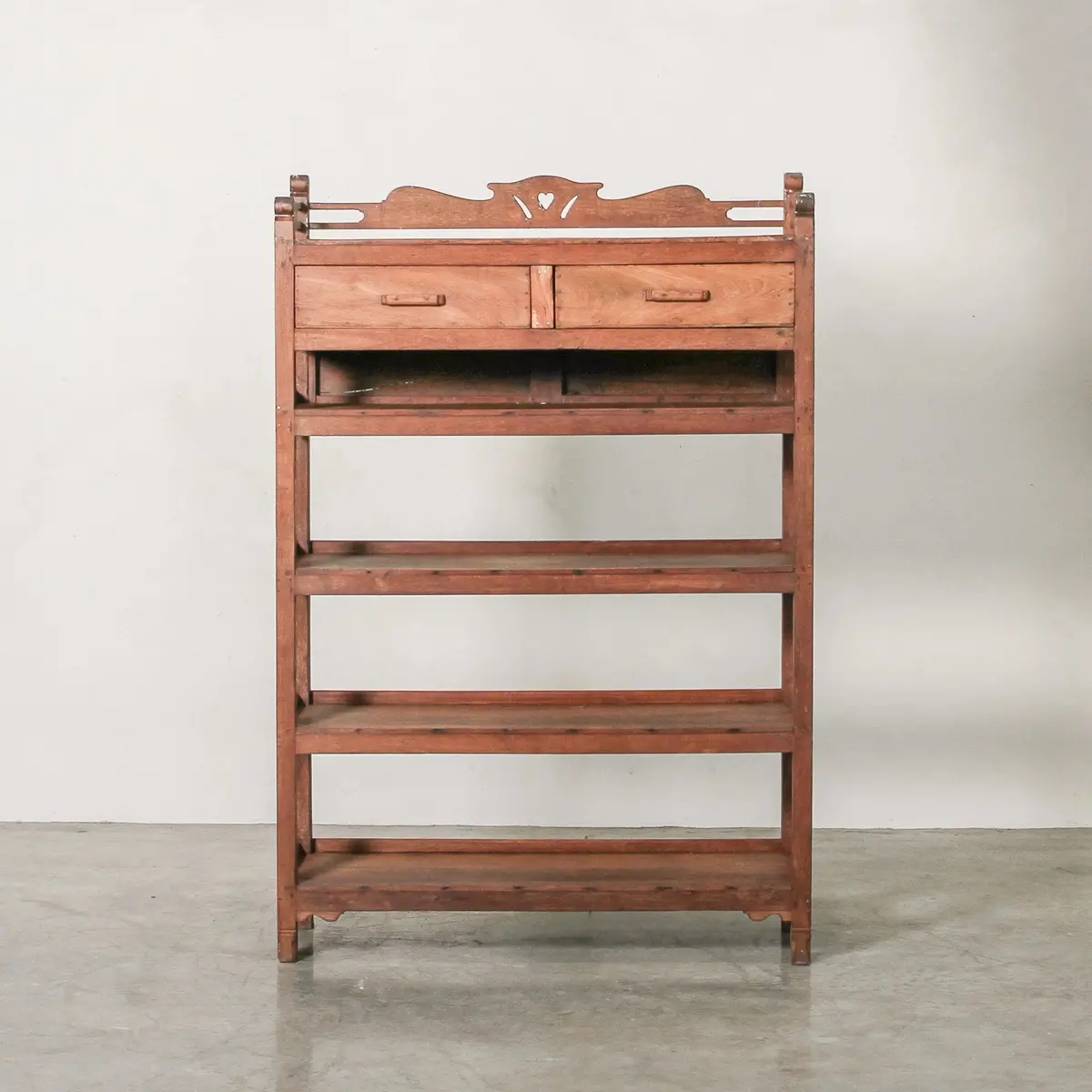 Vintage Indian Rack W/ Drawers 1