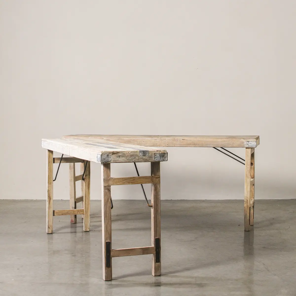 Vintage Indian Tent Table - Bleached 1