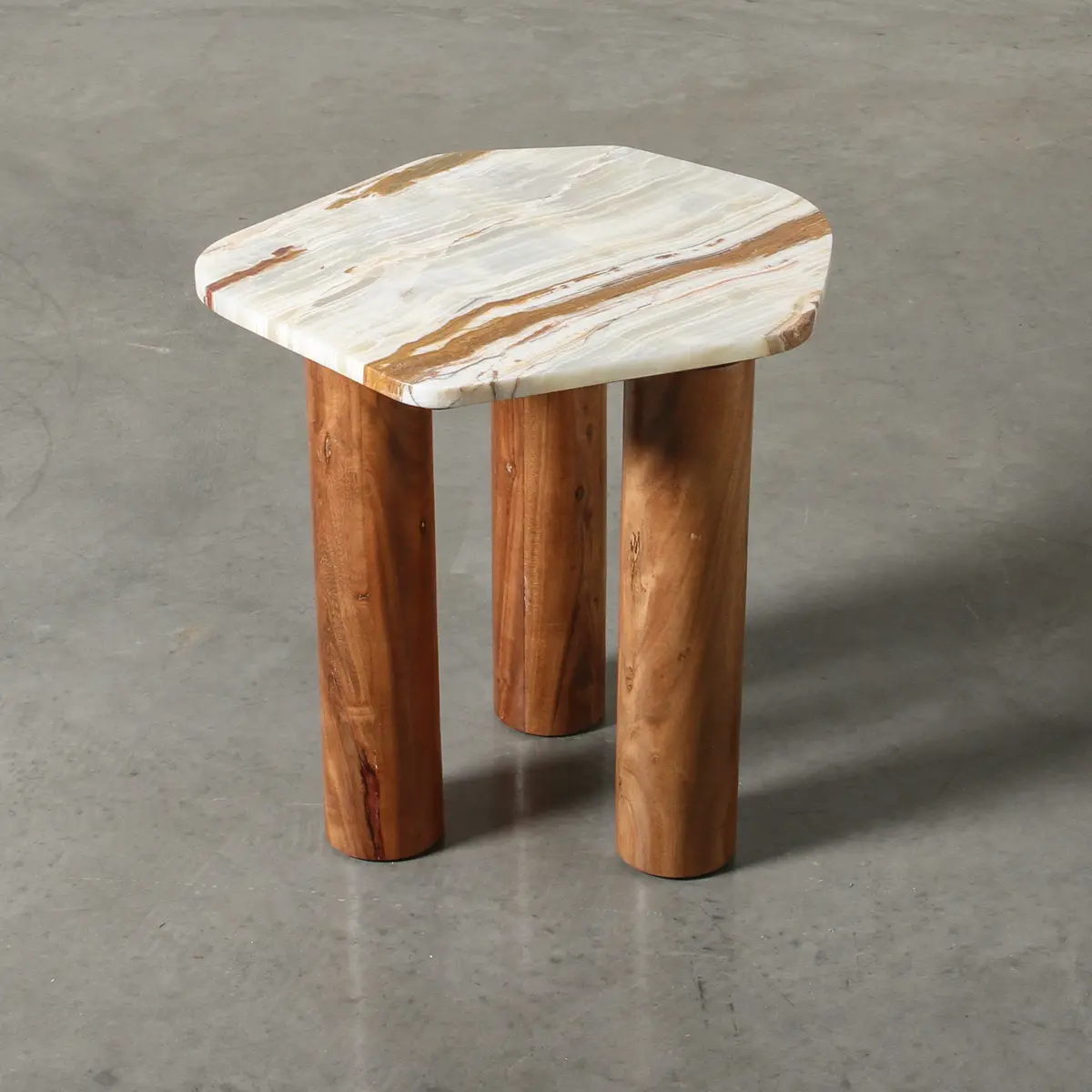 Waverly Table - Onyx Travertine 1