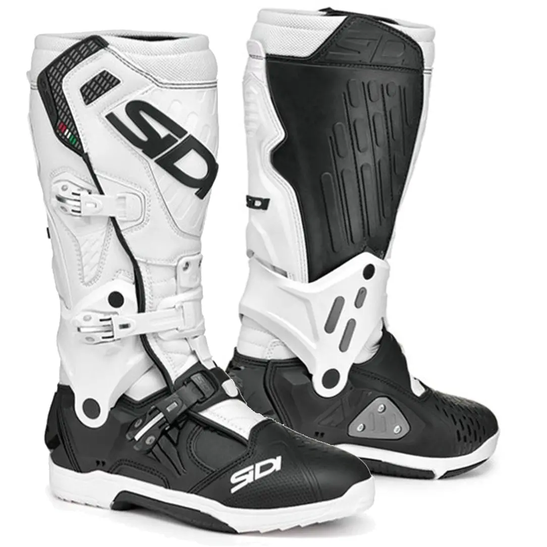 Sidi Crossair White Black Motocross Boots 1