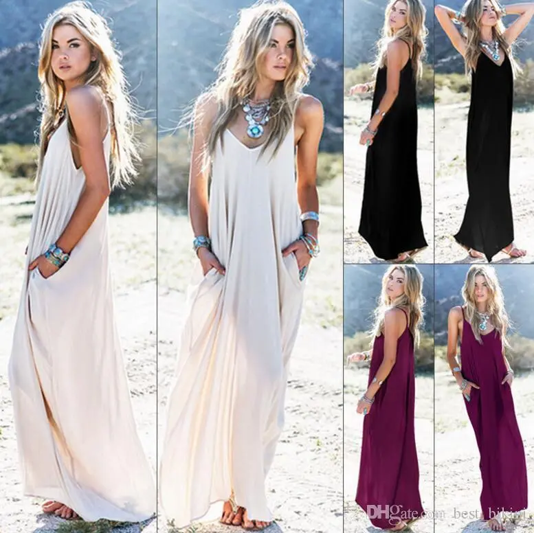 Sophisticated Long Maxi Dress 1