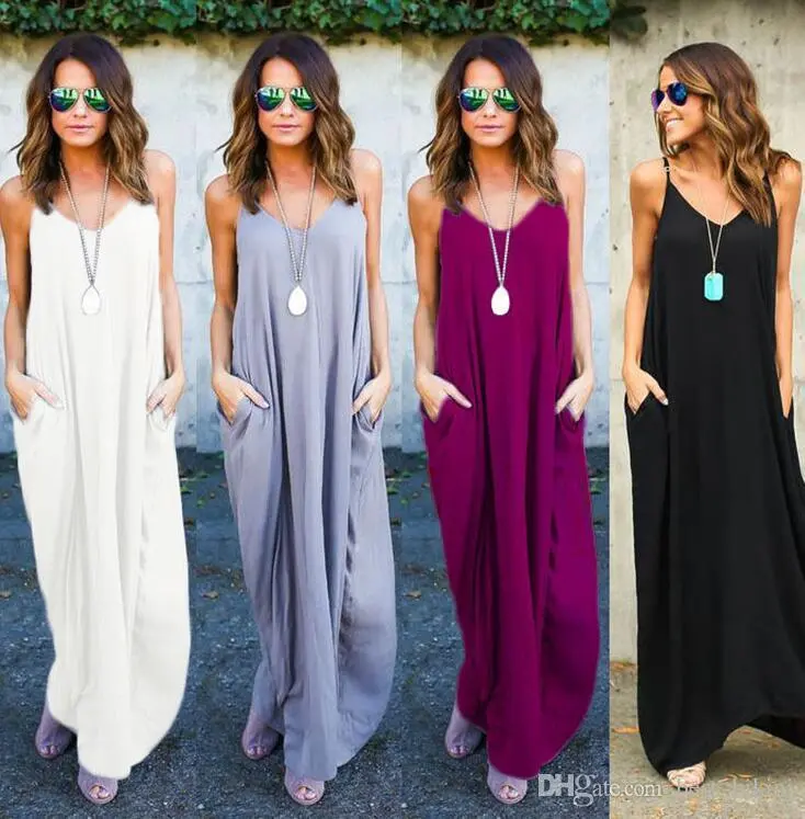 Sophisticated Long Maxi Dress 2