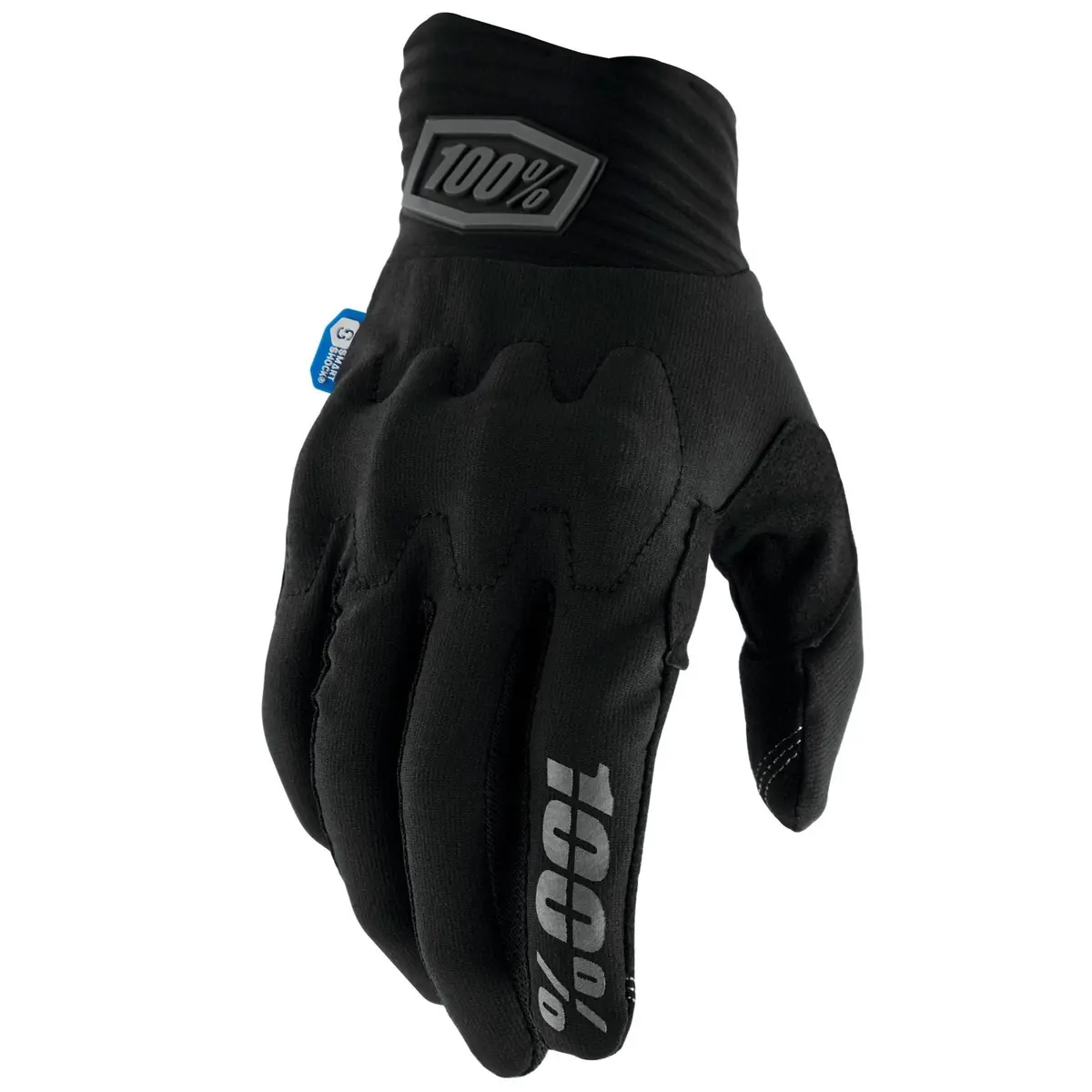 100% Cognito Smart Shock Gloves Black 1